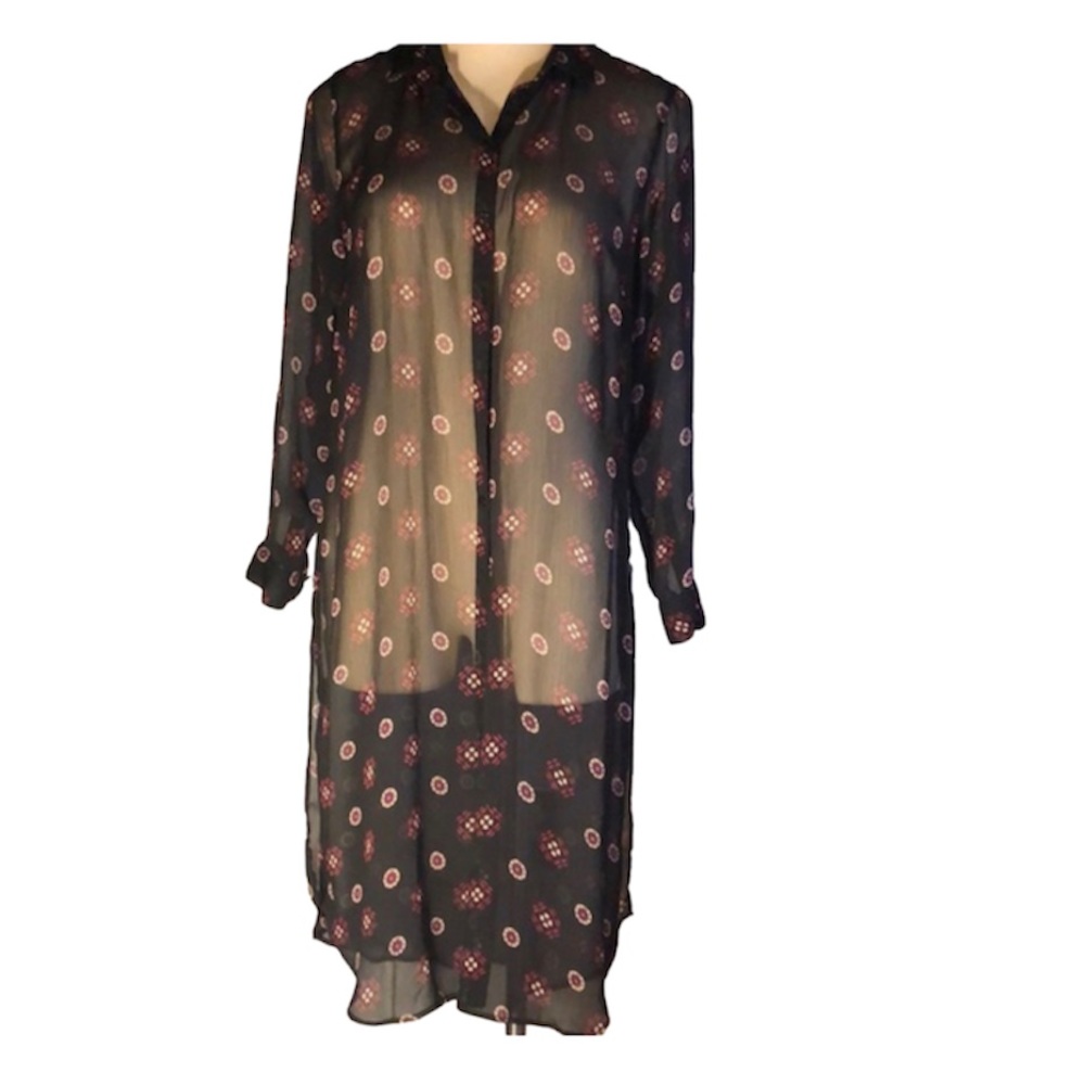 Long Button Up Tunic